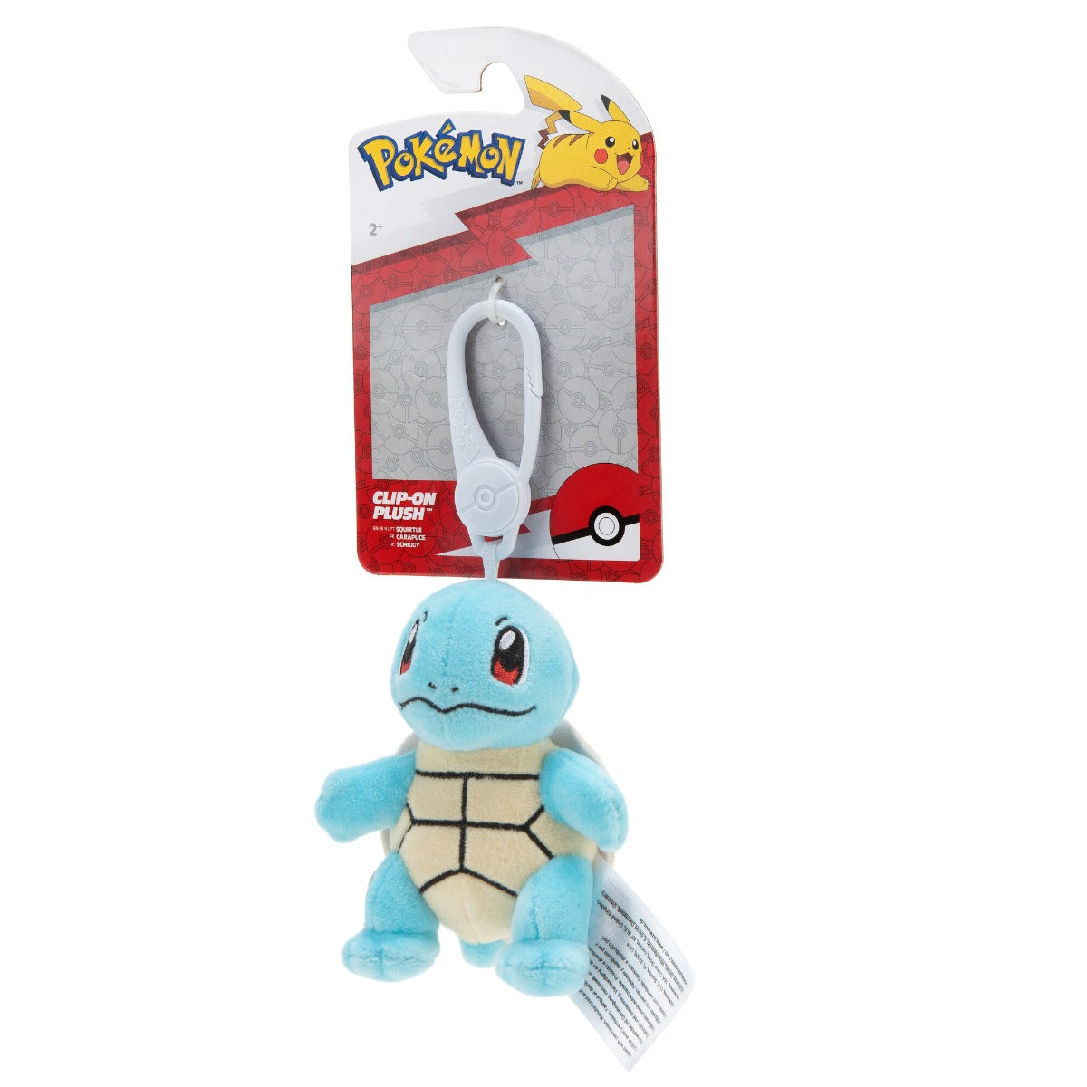 POKEMON - JUCARIE DE PLUS CU AGATATOARE, SQUIRTLE, S6 - JAZWARES (PKW0123) - Libelula Vesela - Jucarii