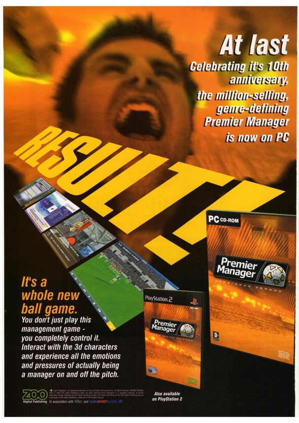 PREMIER MANAGER 02/03 - PC - STEAM - DE, EN, FR - WORLDWIDE - Libelula Vesela - Jocuri video