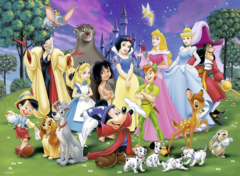 PUZZLE DISNEY PERSONAJELE PREFERATE, 200 PIESE (RVSPC12698) - Libelula Vesela - Jucarii