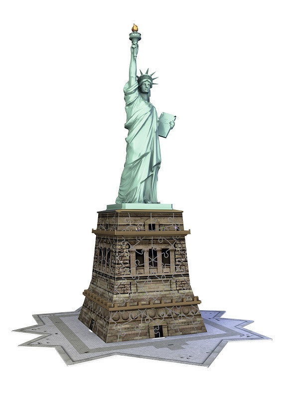 PUZZLE 3D STATUIA LIBERTATII 180 PIESE (RVS3D12584) - Libelula Vesela - Jucarii