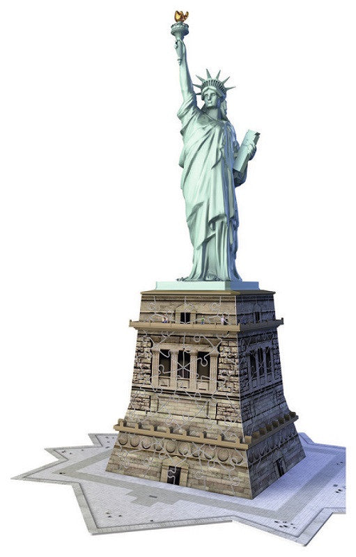 PUZZLE 3D STATUIA LIBERTATII 180 PIESE (RVS3D12584) - Libelula Vesela - Jucarii