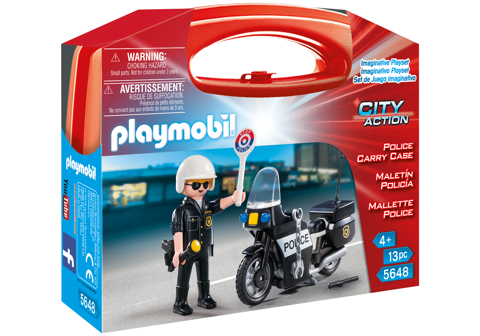 PLAYMOBIL - SET PORTABIL - POLITIE (PM5648) - Libelula Vesela - Jucarii