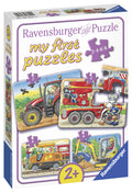 PRIMUL MEU PUZZLE UTILAJE AGRICOLE, 2/4/6/8 PIESE - RAVENSBURGER (RVSPC06954) - Libelula Vesela - Jucarii