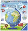 PUZZLE 3D COPII - GLOBUL LUMII, 180 PIESE - RAVENSBURGER (RVS3D12338) - Libelula Vesela - Jucarii