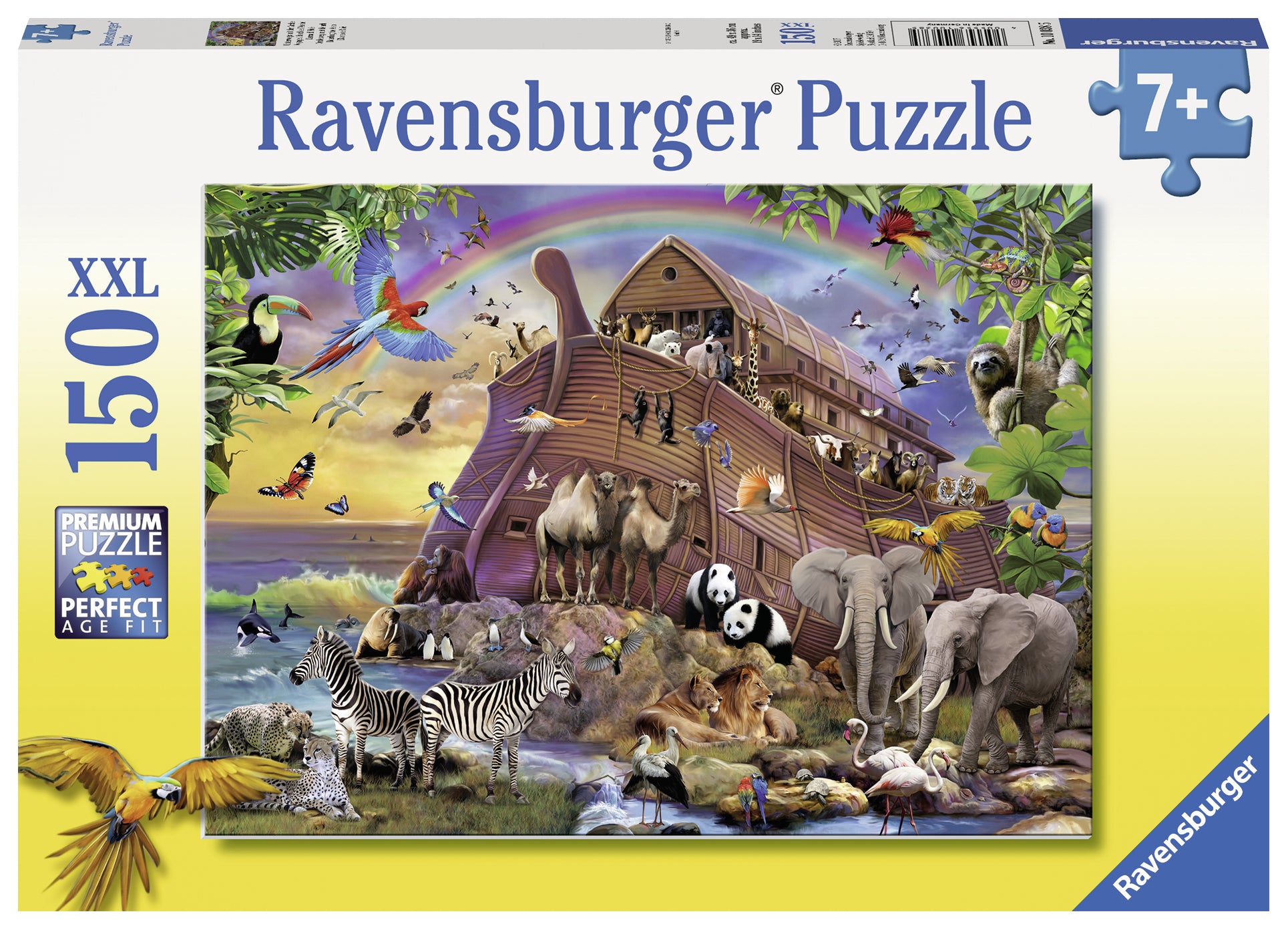PUZZLE ARCA CU ANIMALUTE, 150 PIESE - RAVENSBURGER (RVSPC10038) - Libelula Vesela - Jucarii