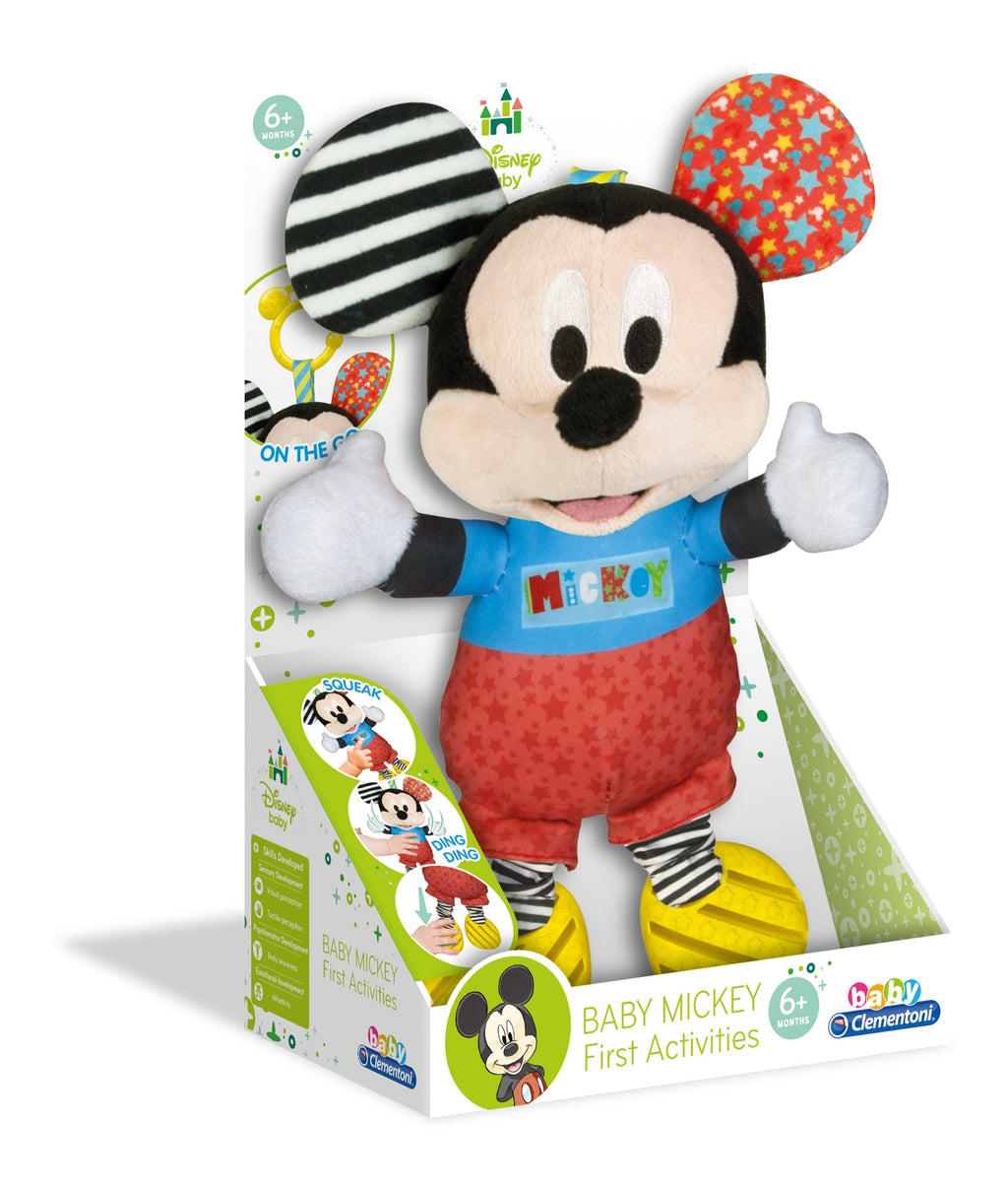 ZORNAITOARE DE PLUS MICKEY MOUSE - CLEMENTONI (CL17165) - Libelula Vesela - Jucarii