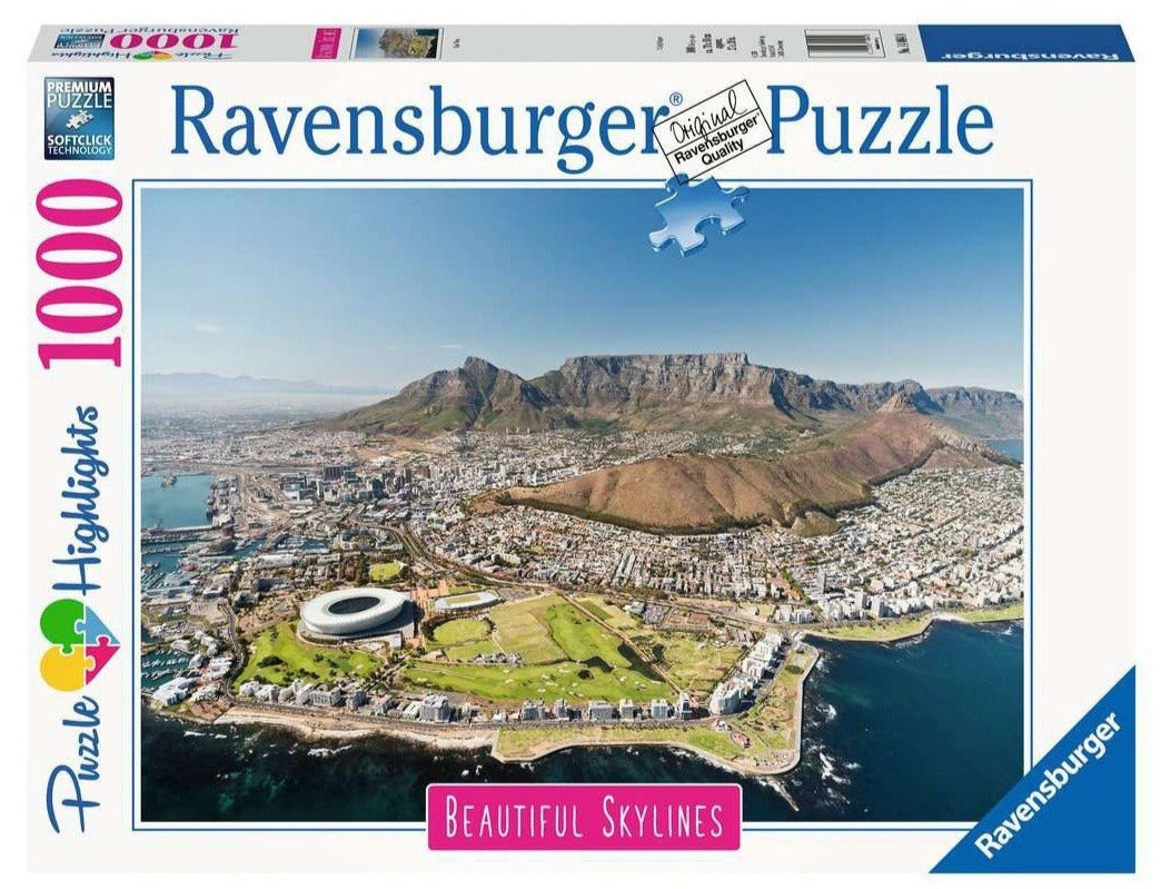 PUZZLE CAPE TOWN, 1000 PIESE - RAVENSBURGER (RVSPA14084) - Libelula Vesela - Jucarii