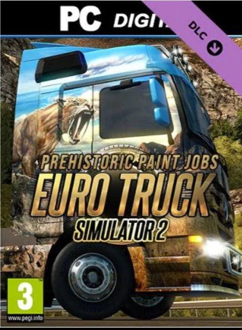 EURO TRUCK SIMULATOR 2 - PREHISTORIC PAINT JOBS PACK (DLC) - PC - STEAM - MULTILANGUAGE - EU - Libelula Vesela - Jocuri video