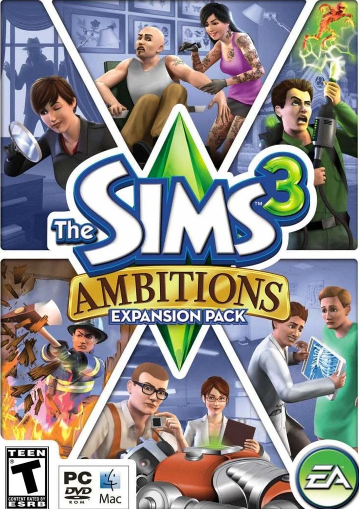 THE SIMS 3 - AMBITIONS - EXPANSION PACK - ORIGIN - MULTILANGUAGE - EU - PC - Libelula Vesela - Jocuri video