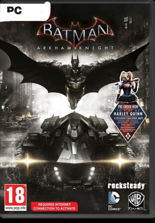 BATMAN: ARKHAM KNIGHT - HARLEY QUINN - STEAM - PC - EU - MULTILANGUAGE - Libelula Vesela - Jocuri video