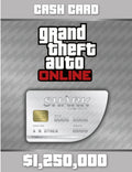 GRAND THEFT AUTO ONLINE: GREAT WHITE SHARK CASH CARD 1 250 000 - XBOX LIVE - MULTILANGUAGE - WORLDWIDE - Libelula Vesela - Jocuri video