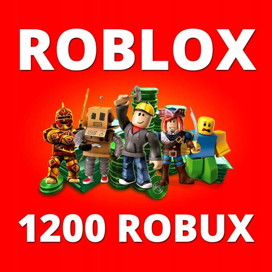 ROBLOX 1200 ROBUX (GIFT CARD) - PC - OFFICIAL WEBSITE - MULTILANGUAGE - WORLDWIDE