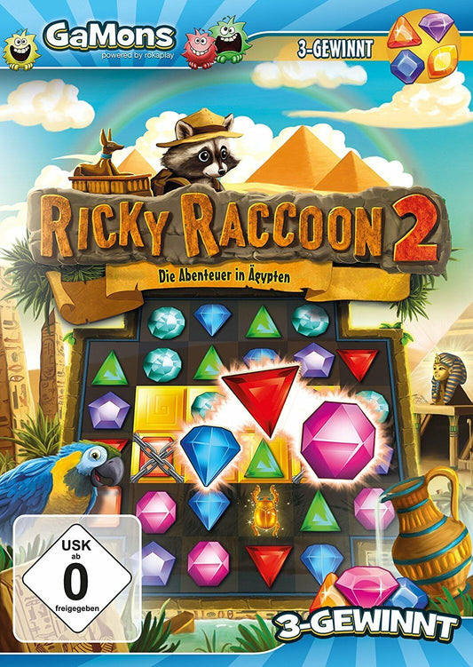 RICKY RACCOON 2 - ADVENTURES IN EGYPT - STEAM - PC - WORLDWIDE - Libelula Vesela - Jocuri video