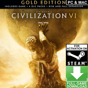 CIVILIZATION VI - GOLD EDITION (GLOBAL) - STEAM - WORLDWIDE - MULTILANGUAGE - PC - Libelula Vesela - Jocuri video