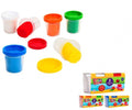 SET 2 BORCANELE PLASTILINA MULTICOLORA 56 GRAME -  KIDEA (GL40326) - Libelula Vesela - Jucarii