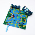 SET JOACA CU 3 MASINUTE SI COVORAS CU DINOZAURI PORTABIL  - TINY MAGIC (TMGCP155) - Libelula Vesela - Jucarii