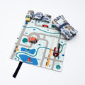 SET JOACA CU 3 MASINUTE SI COVORAS PORTABIL  - TINY MAGIC (TMGCP158) - Libelula Vesela - Jucarii