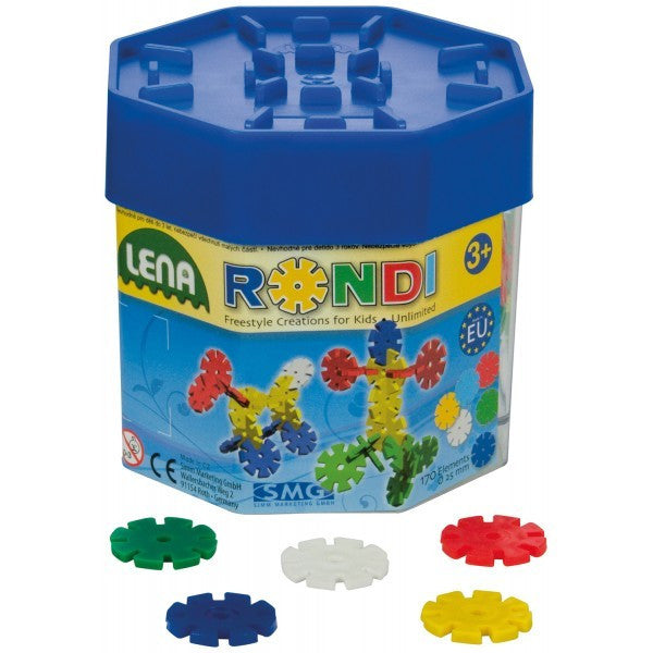 SET RONDI 170 PIESE MICI - LENA (LE35945) - Libelula Vesela - Jucarii