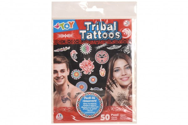 SET TATUAJE TRIBALE 50 BUCATI - GLOBO (GL31005) - Libelula Vesela - Jucarii