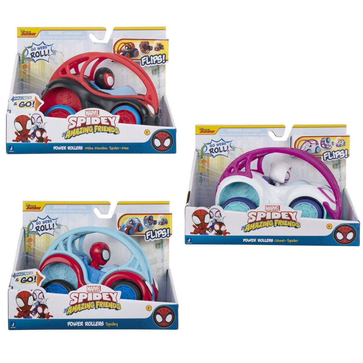 PAIENJENELUL MARVEL - VEHICUL DE ACROBATII, FIGURINA INCLUSA, DIVERSE MODELE - LISCIANI (SNF0162) - Libelula Vesela - Jucarii