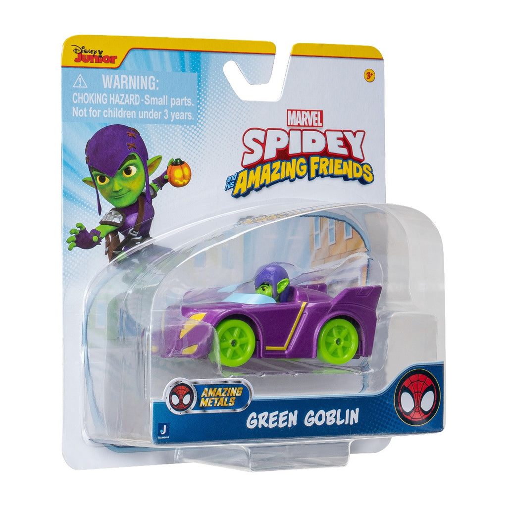 PAIENJENELUL MARVEL - VEHICUL DIN METAL, FIGURINA INCLUSA, DIVERSE MODELE - LISCIANI (SNF0193) - Libelula Vesela - Jucarii