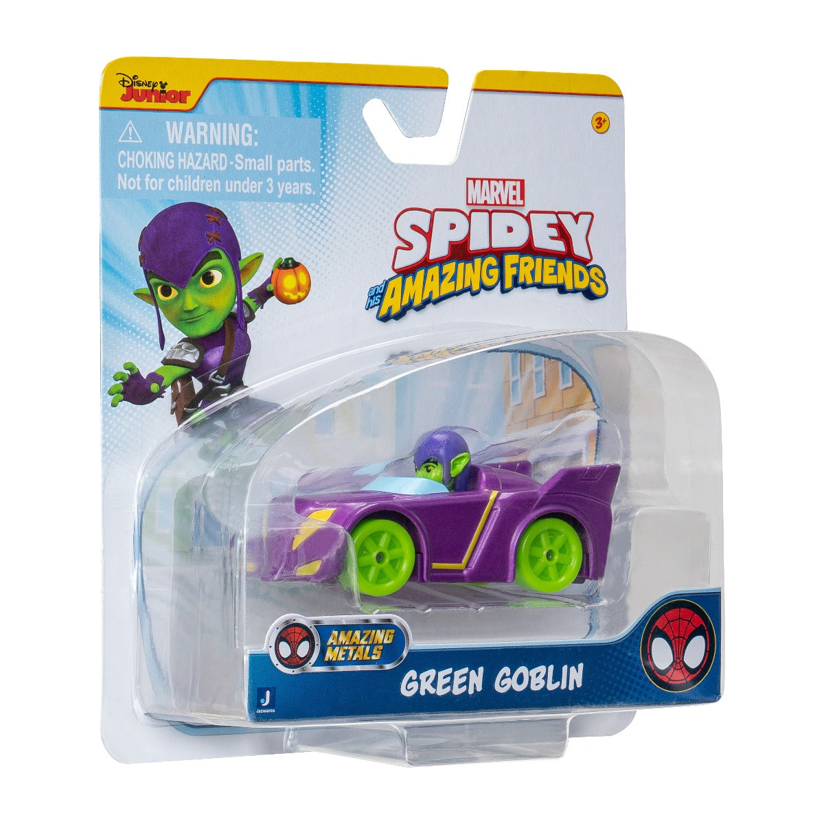 PAIENJENELUL MARVEL - VEHICUL DIN METAL, FIGURINA INCLUSA, DIVERSE MODELE - LISCIANI (SNF0193) - Libelula Vesela - Jucarii