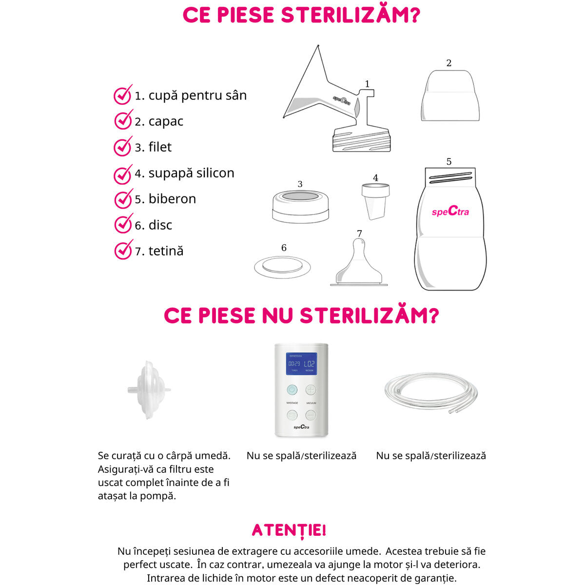 POMPA DE SAN ELECTRICA DUBLA 9+ - SPECTRA (ROSP9P)