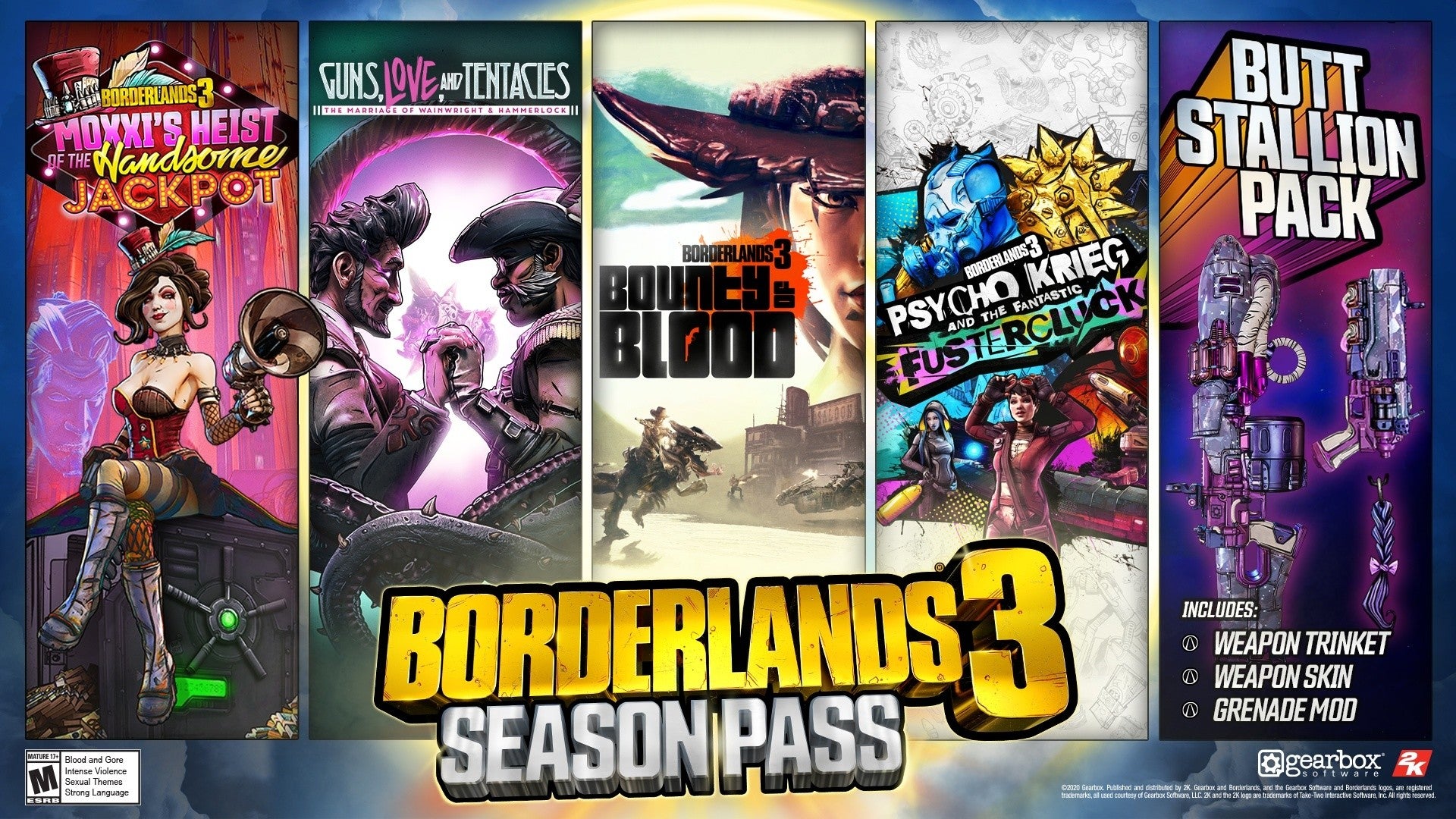 BORDERLANDS 3: SEASON PASS - STEAM - PC - MULTILANGUAGE - EU - Libelula Vesela - Jocuri video