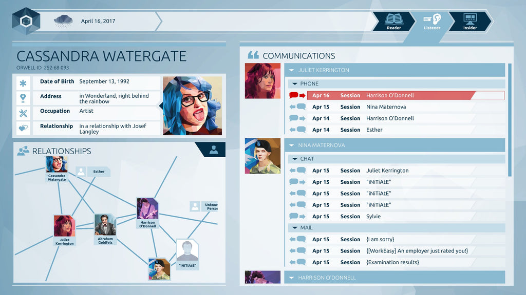 ORWELL: KEEPING AN EYE ON YOU - STEAM - PC / MAC - WORLDWIDE Libelula Vesela Jocuri video