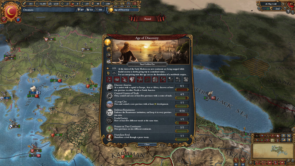 EUROPA UNIVERSALIS IV - MANDATE OF HEAVEN - STEAM - PC / MAC - WORLDWIDE - Libelula Vesela - Jocuri video