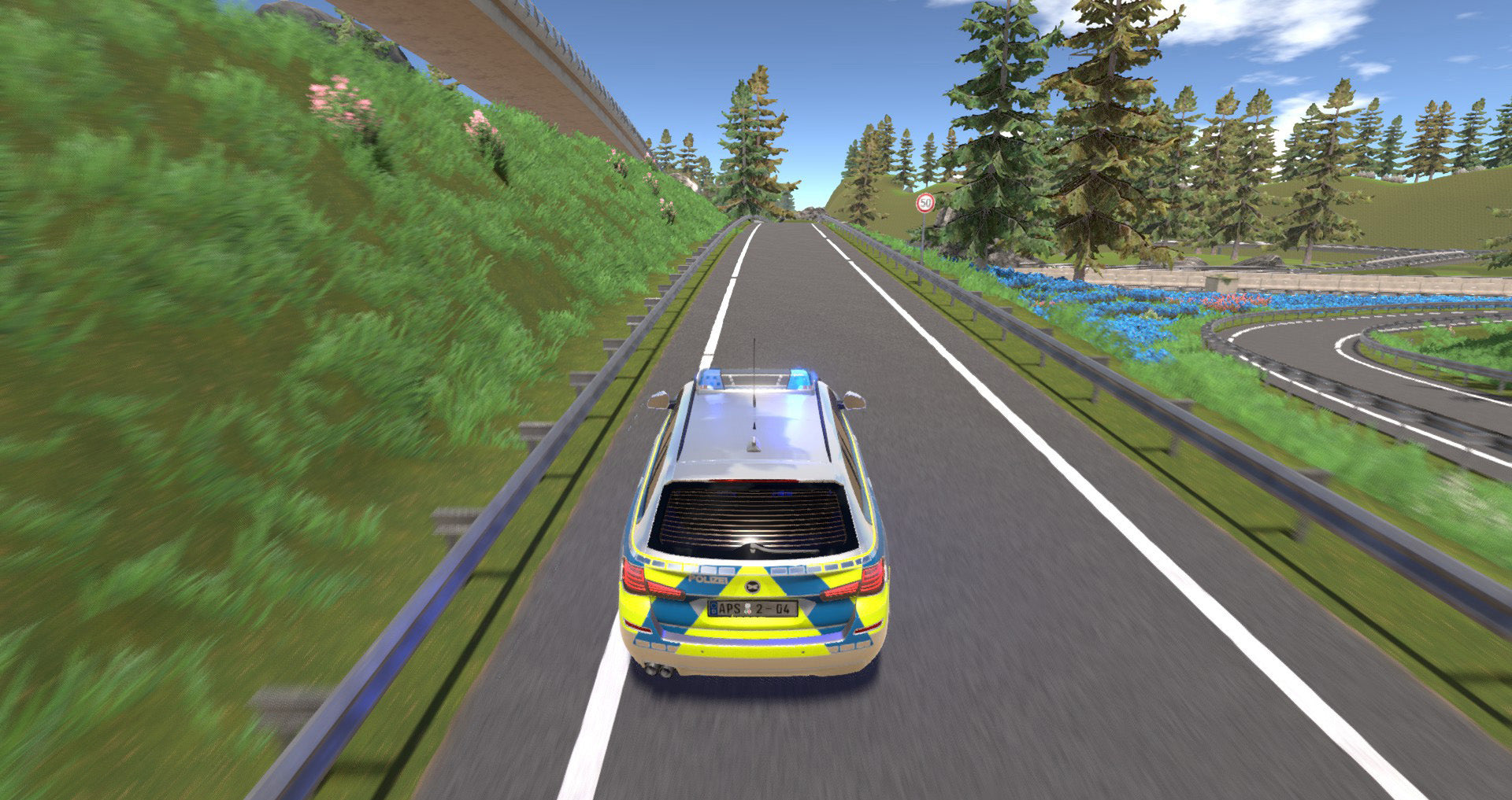 AUTOBAHN POLICE SIMULATOR 2 - STEAM - MULTILANGUAGE - WORLDWIDE - PC - Libelula Vesela - Jocuri video