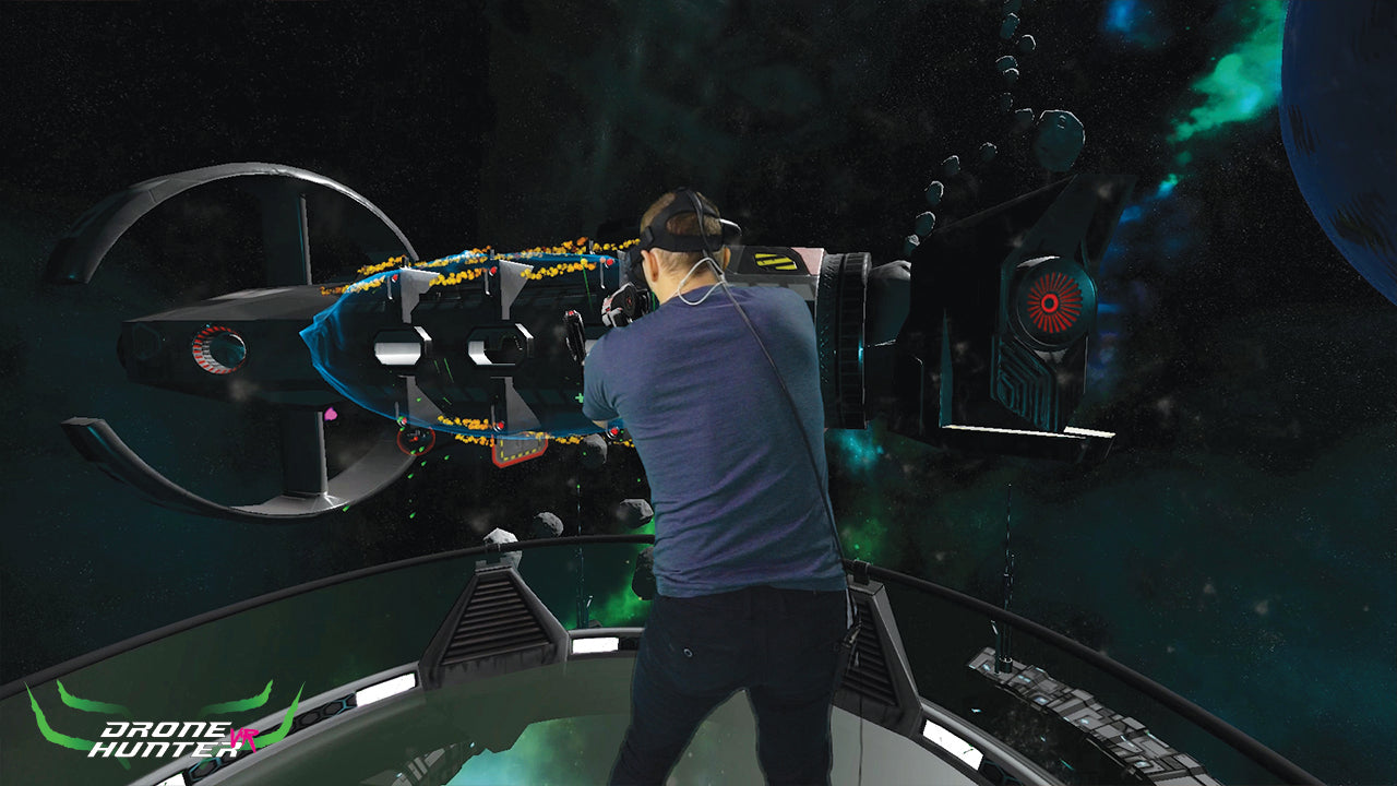 DRONE HUNTER [VR] - STEAM - MULTILANGUAGE - WORLDWIDE - PC - Libelula Vesela - Jocuri video
