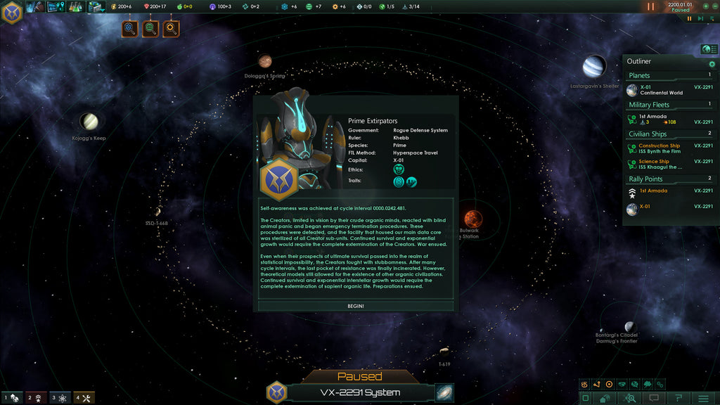 STELLARIS: SYNTHETIC DAWN - STEAM - PC / MAC - WORLDWIDE - Libelula Vesela - Jocuri video