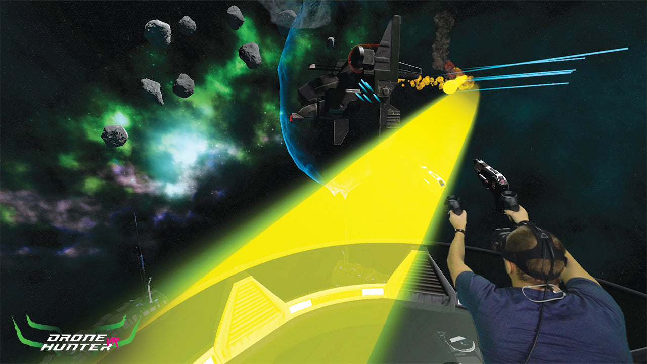 DRONE HUNTER [VR] - STEAM - MULTILANGUAGE - WORLDWIDE - PC - Libelula Vesela - Jocuri video