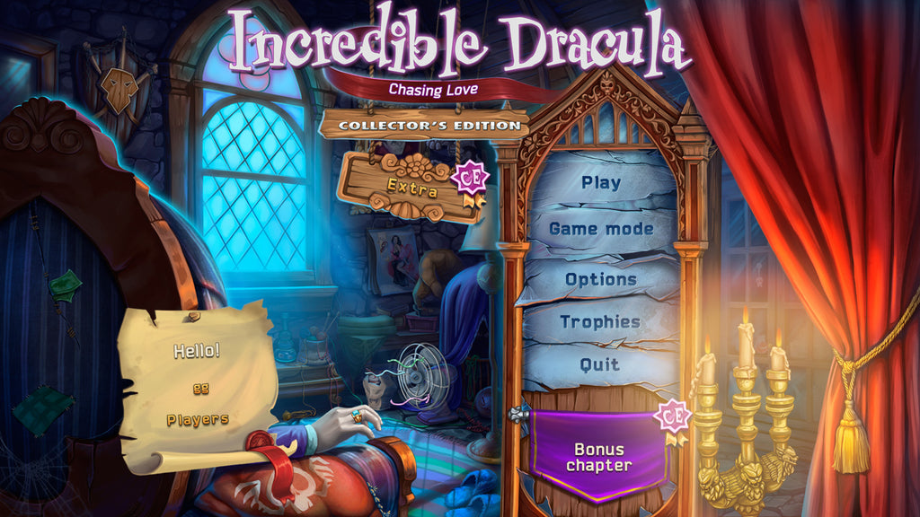 INCREDIBLE DRACULA: CHASING LOVE (COLLECTOR'S EDITION) - STEAM - MULTILANGUAGE - WORLDWIDE - PC / MAC - Libelula Vesela - Jocuri video