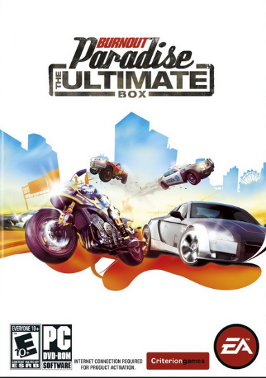 BURNOUT PARADISE: THE ULTIMATE BOX - ORIGIN - PC - WORLDWIDE - Libelula Vesela - Jocuri video