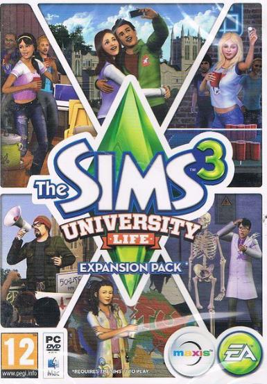 THE SIMS 3: UNIVERSITY LIFE - EXPANSION PACK - ORIGIN - PC / MAC - WORLDWIDE - Libelula Vesela - Jocuri video