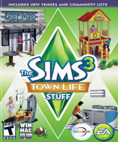 THE SIMS 3: TOWN LIFE STUFF - EXPANSION PACK - ORIGIN - PC - WORLDWIDE - Libelula Vesela - Jocuri video