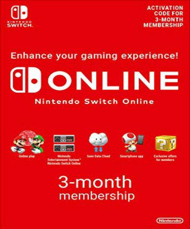 NINTENDO ONLINE 3 MONTH SUBSCRIPTION EU - NINTENDO SWITCH - EU - EU - Libelula Vesela - Jocuri video
