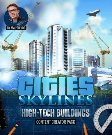 CITIES: SKYLINES - HIGH-TECH BUILDINGS (DLC) - STEAM - PC / MAC - WORLDWIDE Libelula Vesela Jocuri video