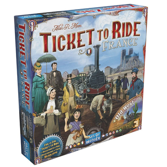 EXTENSIE TICKET TO RIDE MAP COLLECTION FRANCE & OLD WEST, LIMBA ENGLEZA - DAYS OF WONDER (720128) - Libelula Vesela - Jucarii