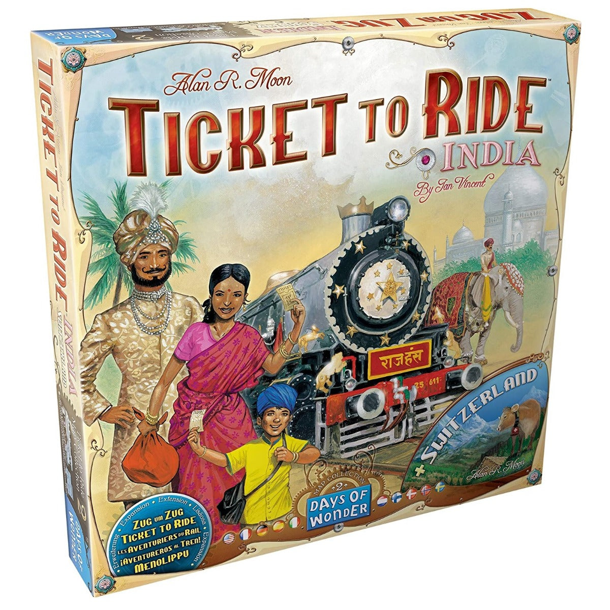 JOC DE SOCIETATE TICKET TO RIDE MAP COLLECTION INDIA & SWISS, LIMBA ENGLEZA - DAYS OF WONDER (720114) - Libelula Vesela - Jucarii