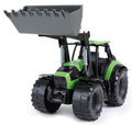 TRACTOR CU CUPA FUNCTIONALA PLASTIC DEUTZ FAHR AGROTRON 7250 WORXX PENTRU COPII 45 CM - LENA (LE04613) - Libelula Vesela - Jucarii