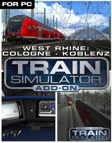 TRAIN SIMULATOR - WEST RHINE: KOLN - KOBLENZ ROUTE ADD-ON (DLC) - STEAM - PC - EU - Libelula Vesela - Jocuri video