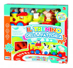 TRENULET BEBE CU FERMA - RS TOYS (RS11381) - Libelula Vesela - Jucarii