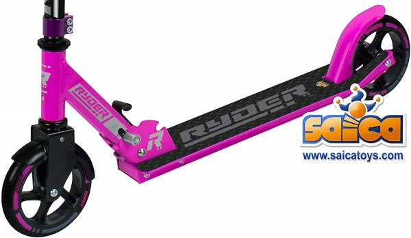 TROTINETA PENTRU COPII, 2 ROTI, RYDER STREET 145 MM ROZ - SAICA (SA3286) - Libelula Vesela - Jucarii