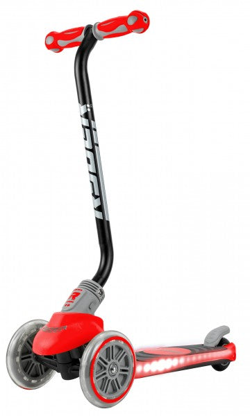 TROTINETA PENTRU COPII, CU 3 ROTI RYDER NEO LED CU ROTI DIN SILICON - SAICA (SA3216) - Libelula Vesela - Jucarii