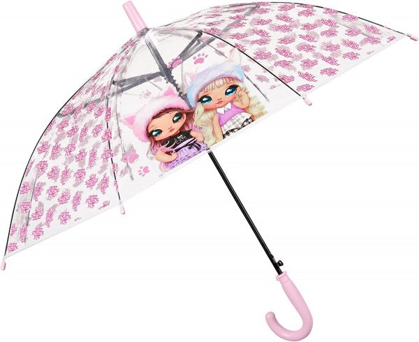 UMBRELA SURPRISE AUTOMATA REZISTENTA LA VANT TRANSPARENTA 45 CM - PERLETTI (PE75075) - Libelula Vesela - Imbracaminte