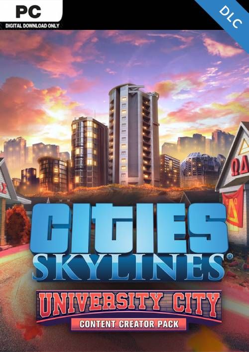 CITIES SKYLINES - CONTENT CREATOR PACK UNIVERSITY CITY (DLC) - STEAM - PC - EU - MULTILANGUAGE - Libelula Vesela - Jocuri video
