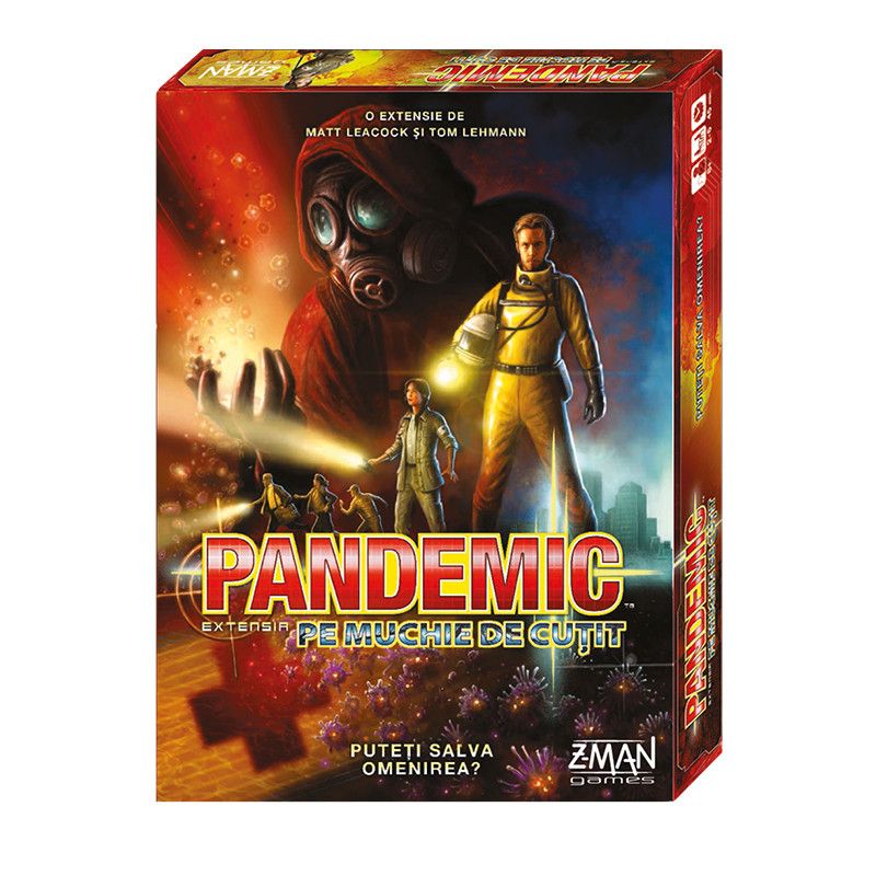 JOC DE SOCIETATE PANDEMIC PE MUCHIE DE CUTIT - ASMODEE (ZMG71101RO) - Libelula Vesela - Jucarii